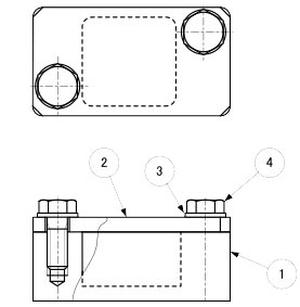 一般的に機械設計に用いられる簡単な組立図の事例を見てみよう。