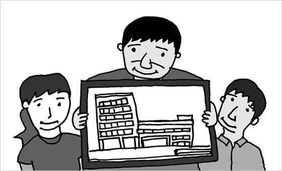 「よし、これでいこう」と基本設計で合意イメージイラスト