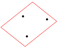 平面の定義を示す図