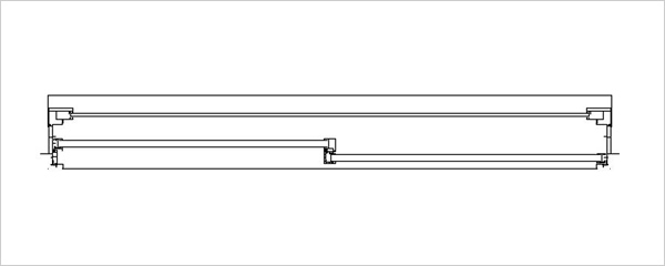 2D CADの建具平面データ