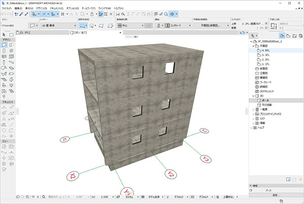 ARCHICADで開かれたSTBファイル