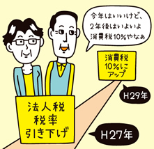 「平成27年度税制改正のポイント」の巻